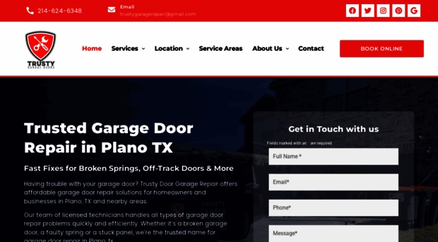 trustygaragerepair.com