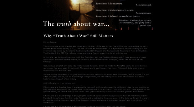 truthaboutwar.org