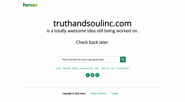 truthandsoulinc.com