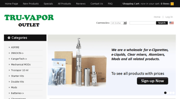 truvaporoutlet.com