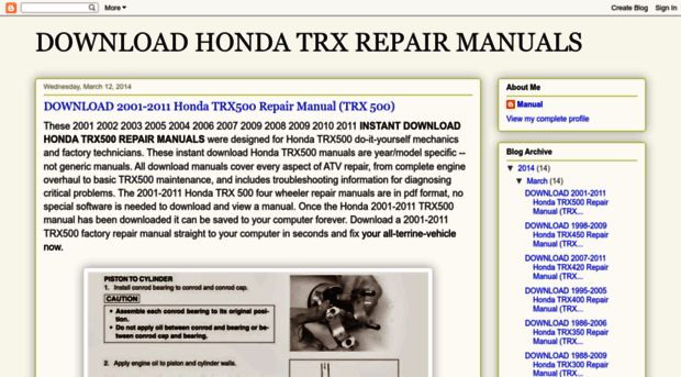 trxrepairmanuals.blogspot.com