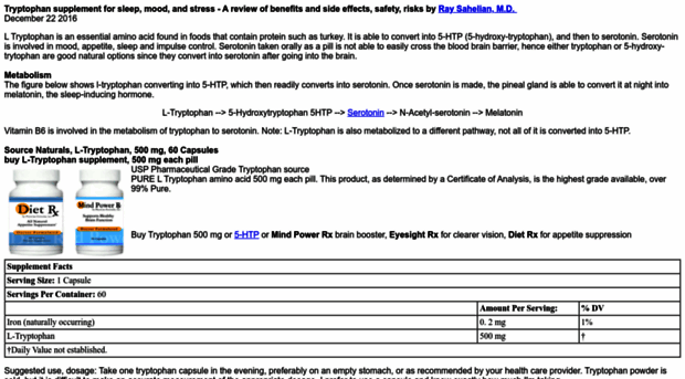 tryptophanserotonin.com