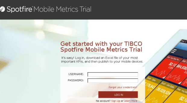 tryspotfiremetrics.tibco.com