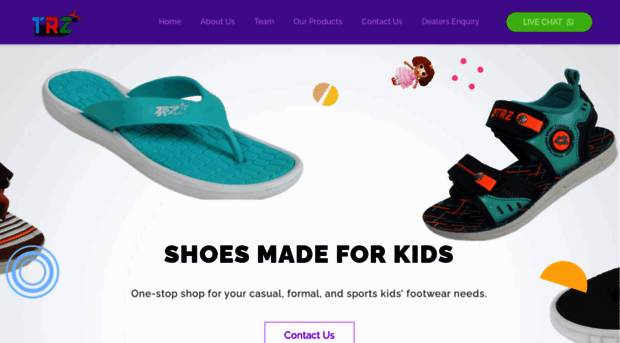 trzfootwear.com