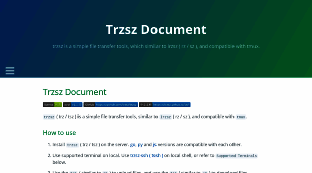 trzsz.github.io