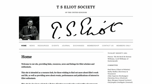 tseliotsociety.uk