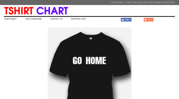 tshirtchart.com