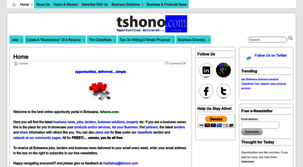 tshono.com