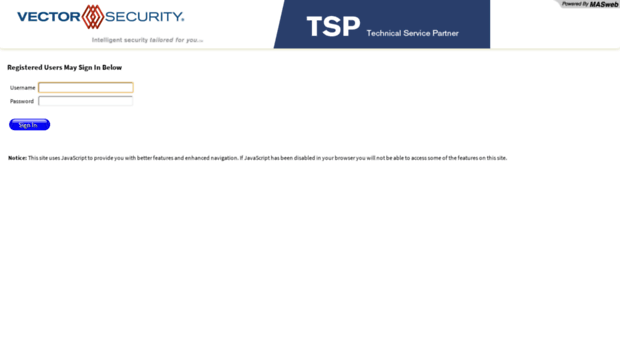 tsp.vectorsecurity.com