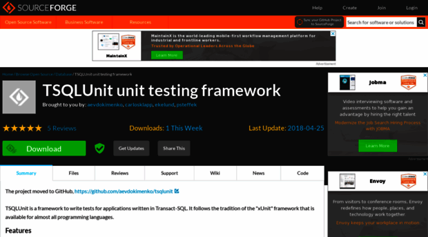 tsqlunit.sourceforge.net