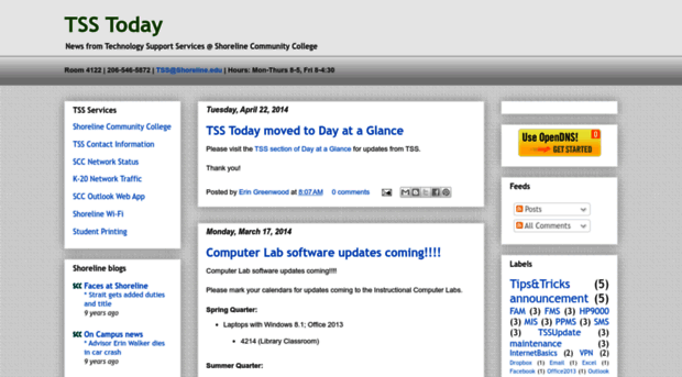 tsstoday.shoreline.edu