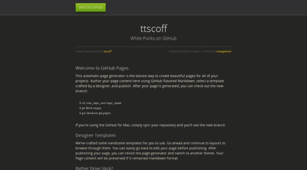 ttscoff.github.com