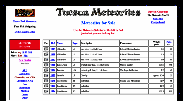 tucsonmeteorites.com