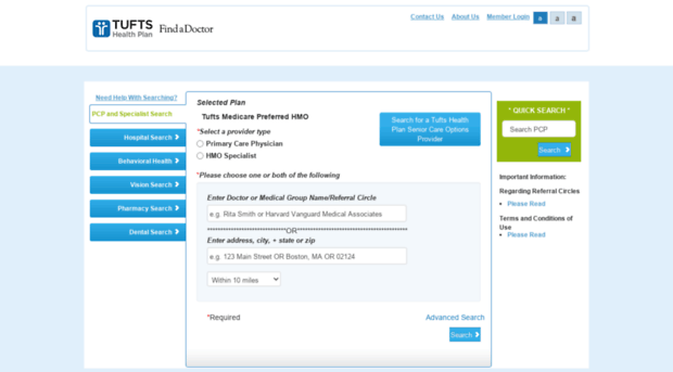 tufts-hmo.prismisp.com