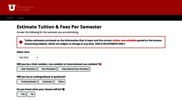 tuition-estimator.app.utah.edu