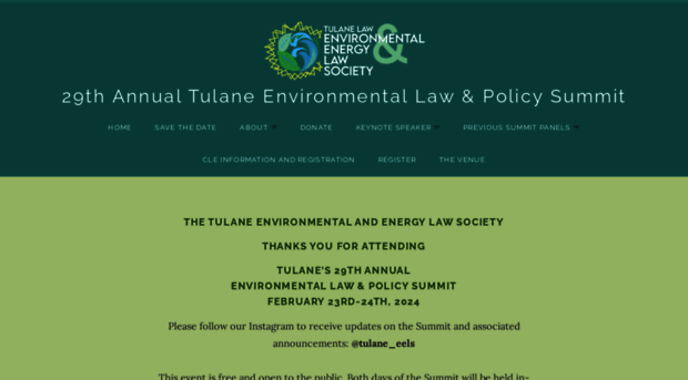 tulaneenvironmentallawsummit.com