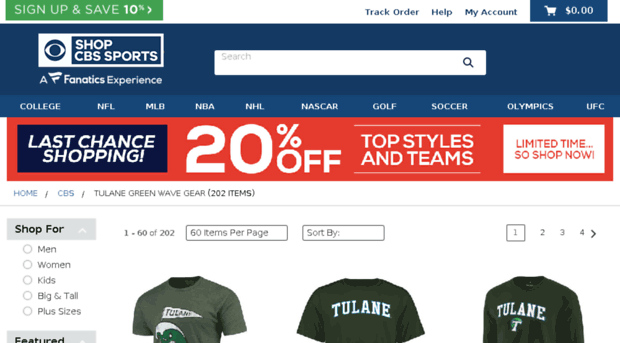 tulanegreenwave.cbscollegestore.com