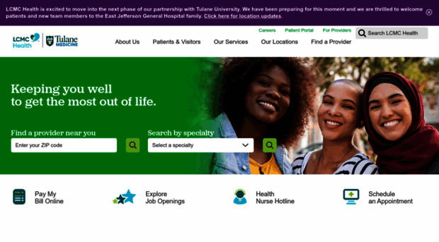 tulanehealthcare.com