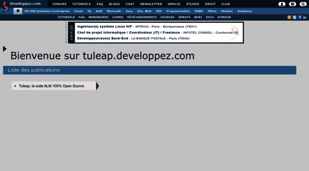 tuleap.developpez.com