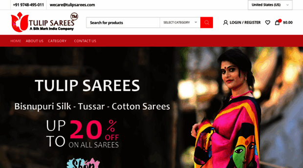 tulipsarees.com