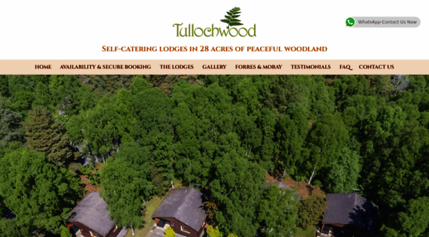 tullochwoodlodges.com