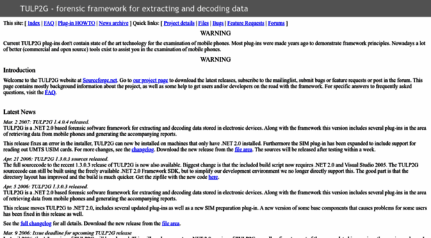 tulp2g.sourceforge.net
