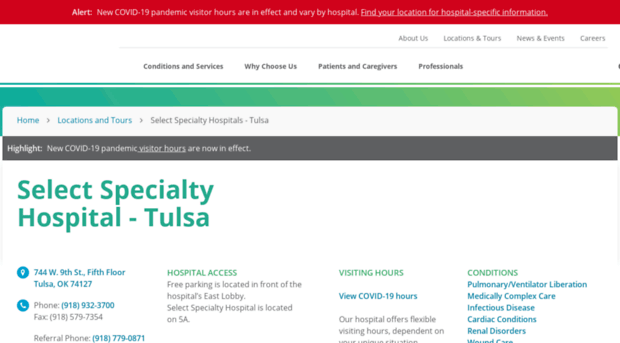 tulsa.selectspecialtyhospitals.com