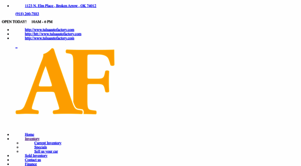 tulsaautofactory.com
