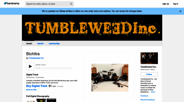 tumbleweedinc.bandcamp.com