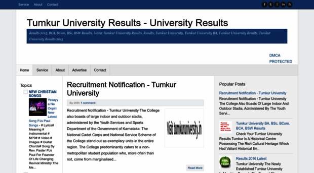 tumkuruniversityresults.blogspot.in