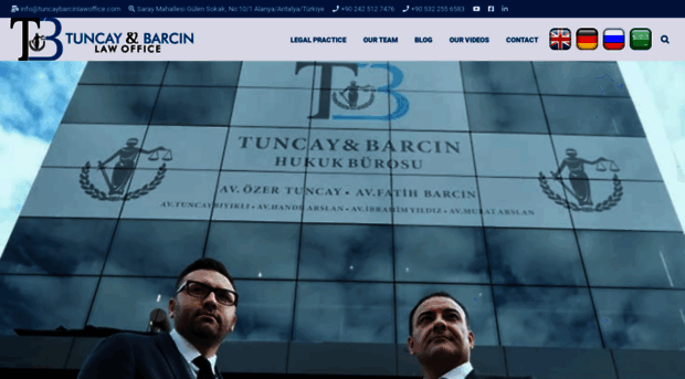 tuncaybarcinlawoffice.com