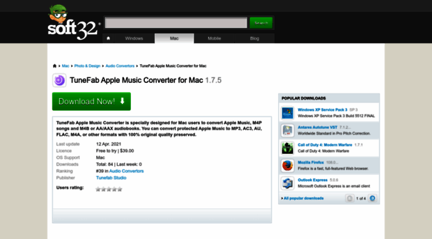 tunefab-apple-music-converter-for-mac.soft32.com