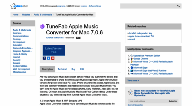 tunefab-apple-music-converter-for-mac.updatestar.com