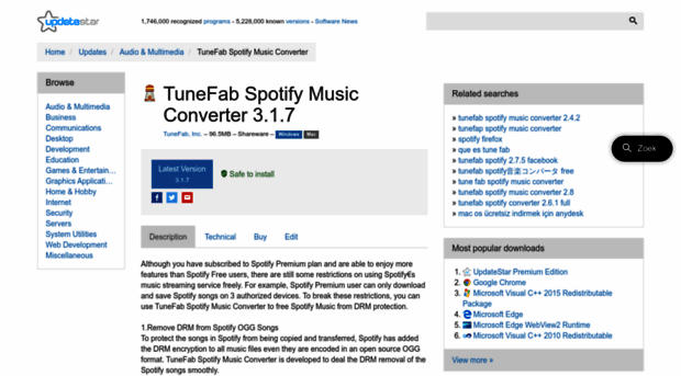 tunefab-spotify-music-converter.updatestar.com