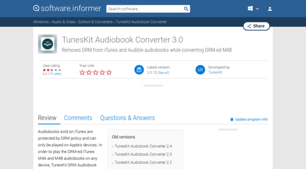 tuneskit-audiobook-converter.software.informer.com