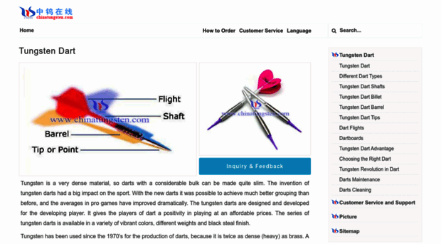 tungsten-dart.net