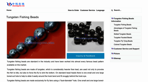 tungsten-fishing-beads.com