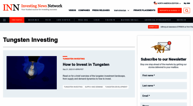 tungsteninvestingnews.com