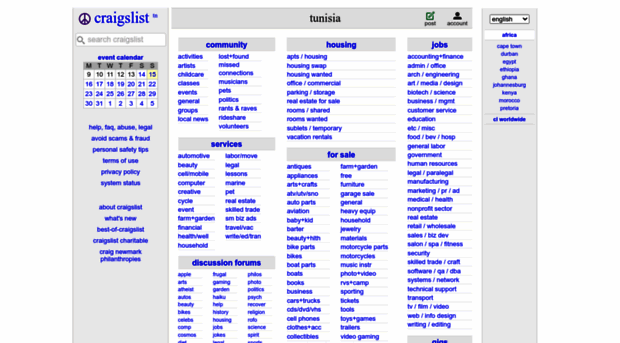 tunis.craigslist.org