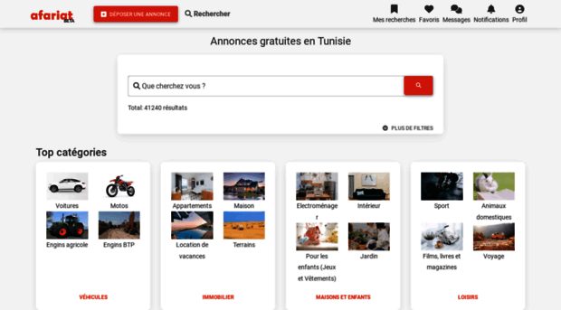 tunisie-annonce.afariat.com