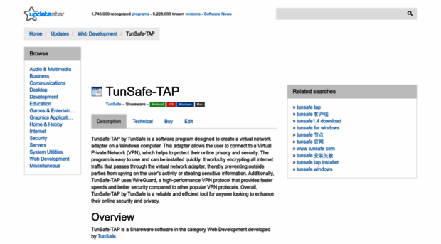 tunsafe-tap.updatestar.com