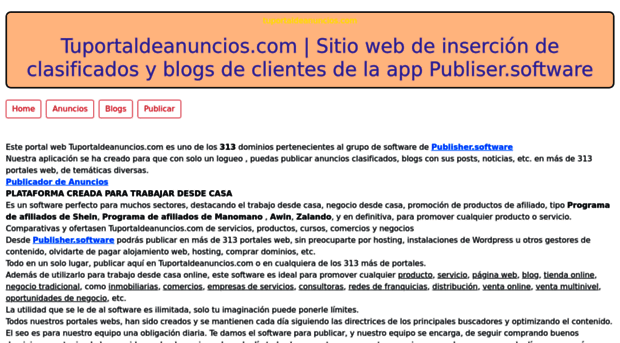 tuportaldeanuncios.com