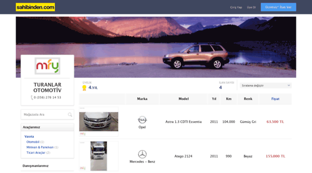 turanlarotomotiv.sahibinden.com