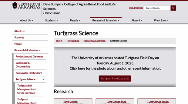 turf.uark.edu