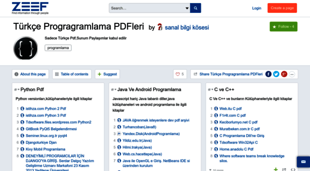 turkce-progragramlama-pdfleri.zeef.com