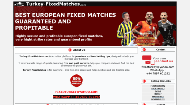 turkey-fixedmatches.com