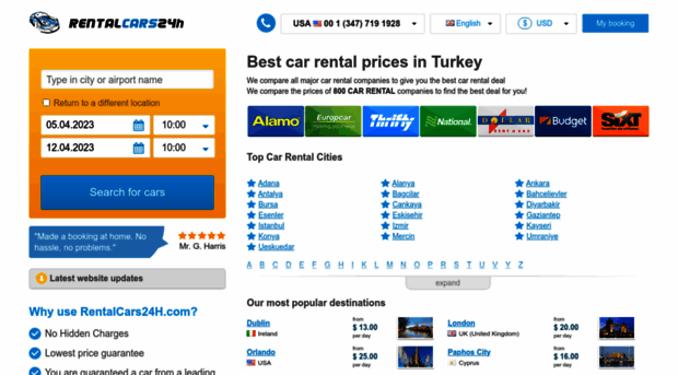 turkey.rentalcars24h.com