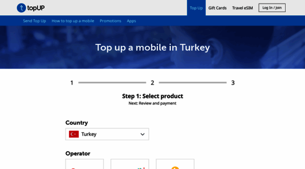 turkey.topup.com