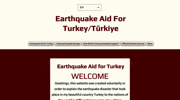 turkeyearthquakeaid.com
