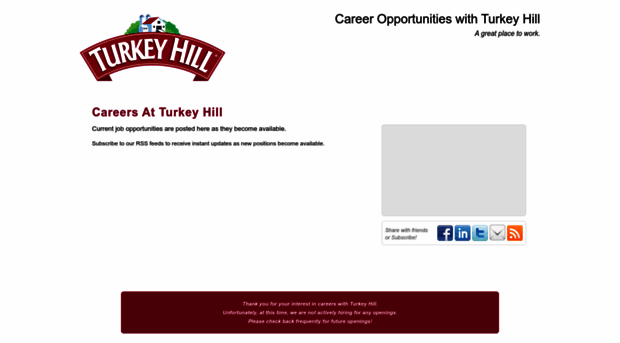 turkeyhill.hrmdirect.com